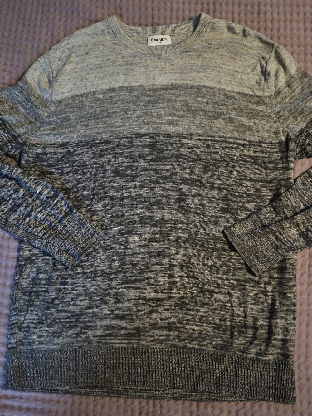 Goodfellow & Co Men's Color Block Cotton Crewneck 2XL Like New